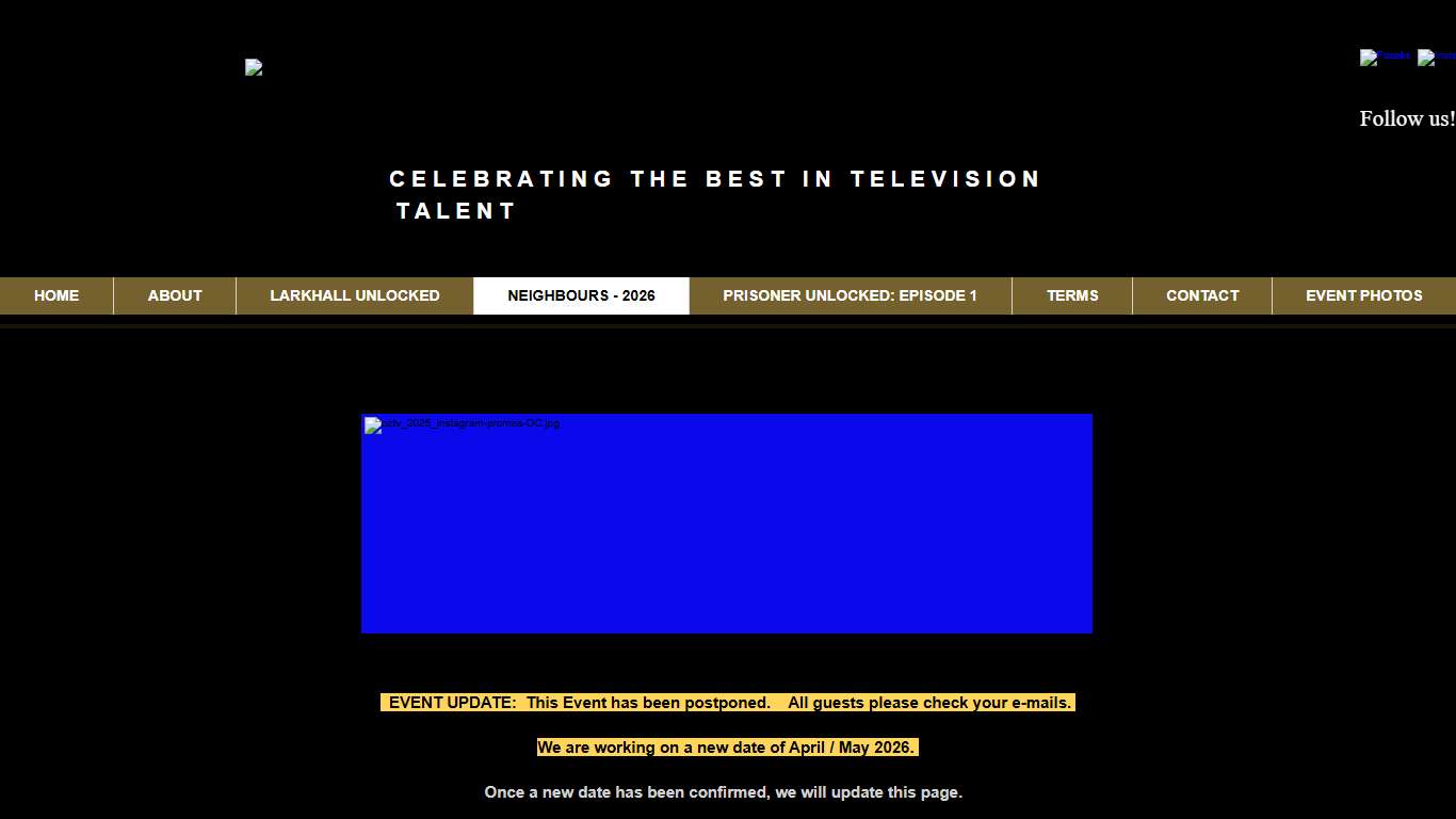 NEIGHBOURS - 2026 Screen Star Events